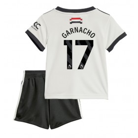 Manchester United Alejandro Garnacho #17 3rd Trikot 2024-25 Kurzarm (+ kurze hosen)